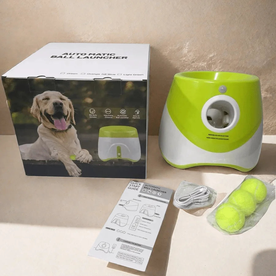 PawBolt™ Interactive Pet Catapult – Automatic Tennis Ball Tossing Toy for Active Dogs
