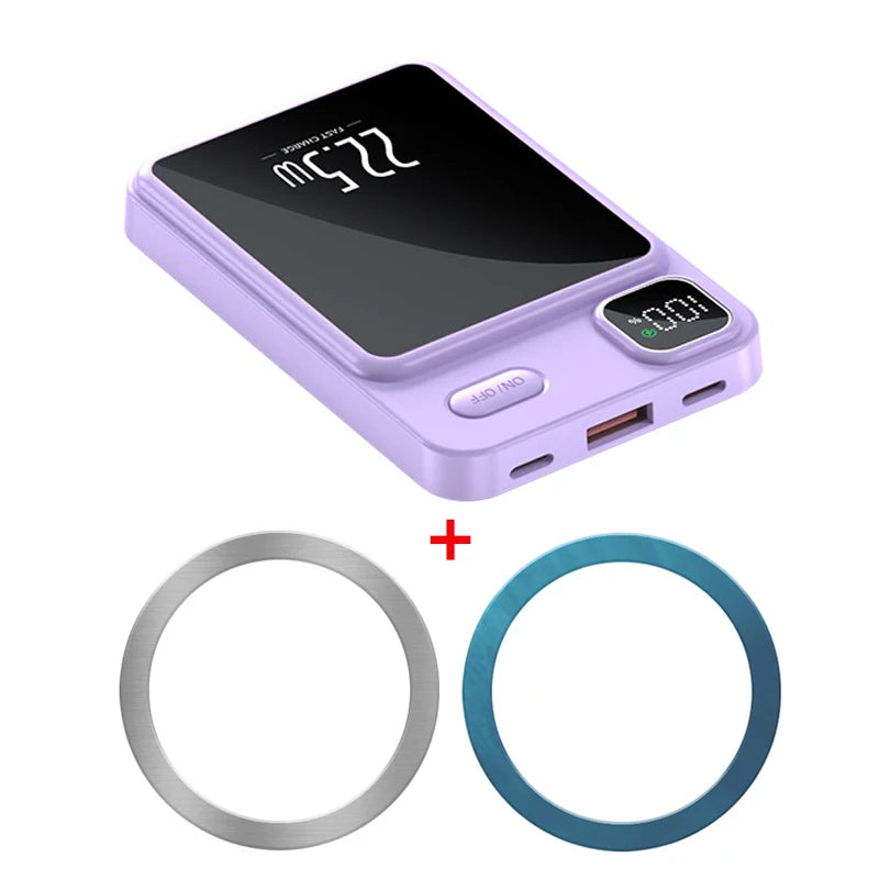 Magsafe Power Bank 20000mAh PD22.5W Fast Charging Magnetic Wireless Charger Powerbank for iPhone 16 15 14 13 12 pro Max Xiaomi