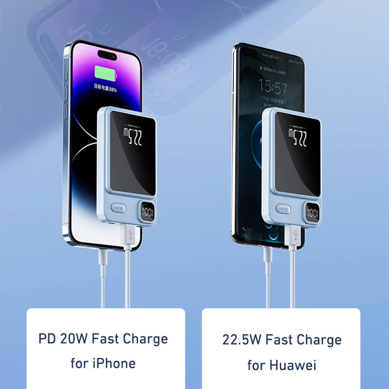 Magsafe Power Bank 20000mAh PD22.5W Fast Charging Magnetic Wireless Charger Powerbank for iPhone 16 15 14 13 12 pro Max Xiaomi