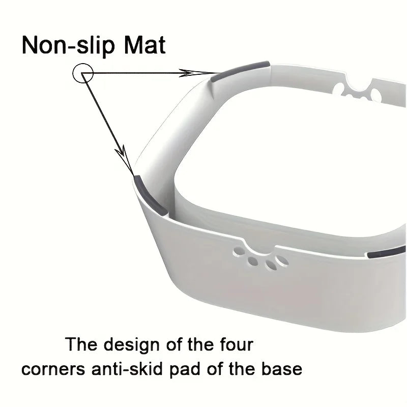 1.5L Dog Water Bowl Slow Feeder No-Spill Pet Dish Unique Design Prevents Quick Drinking for All Breeds