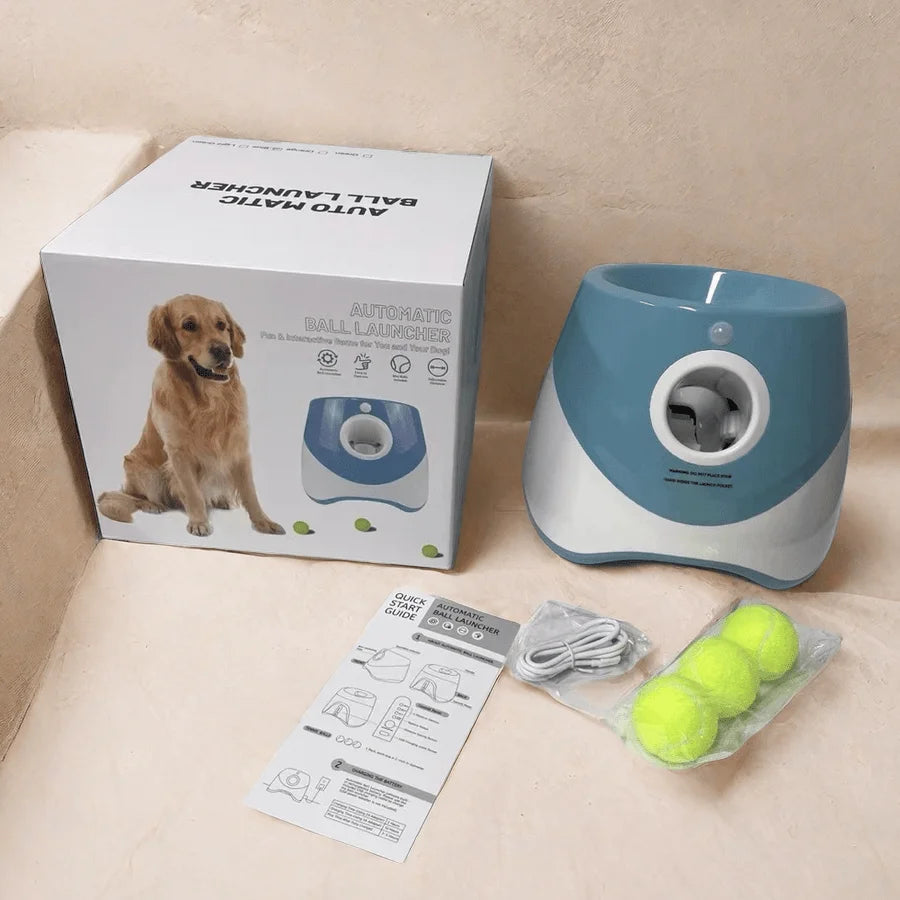 PawBolt™ Interactive Pet Catapult – Automatic Tennis Ball Tossing Toy for Active Dogs