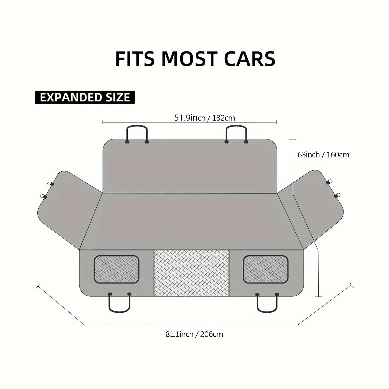 TailTrek™ ShieldSeat – Scratch-Proof Car Protector & Hammock for Pet Travel