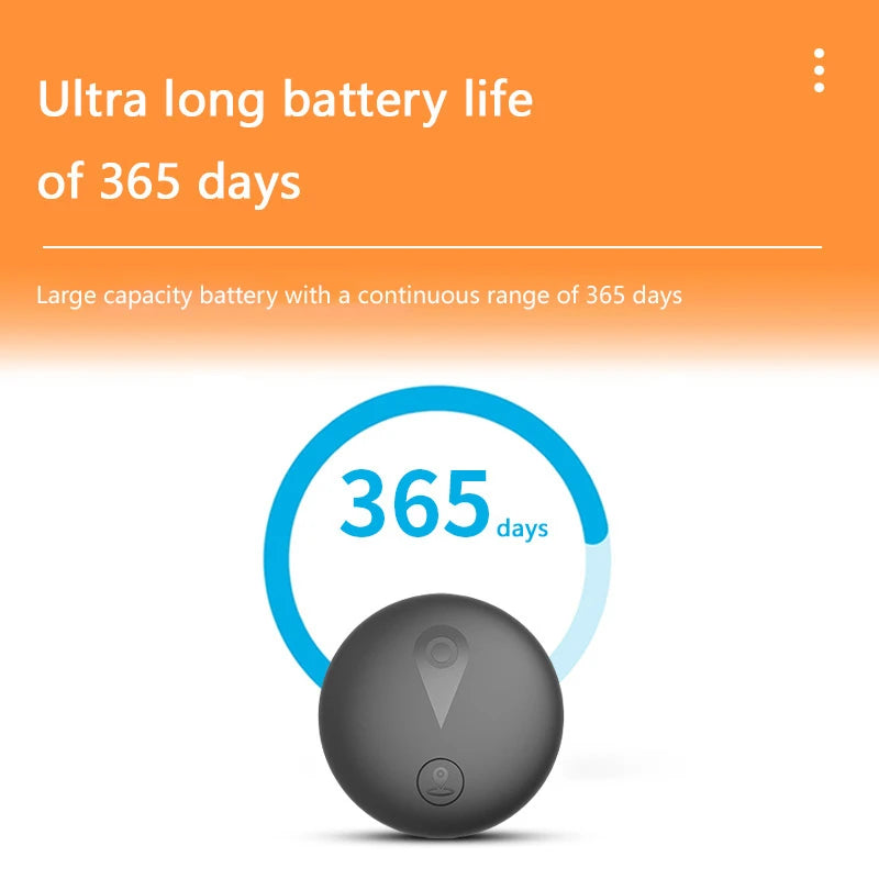 Xiaomi Bluetooth 5.0 GPS Tracker iOS Android Compatible Long Standby Stable Connection Wide Tracking Range for Pets Kids Elderly