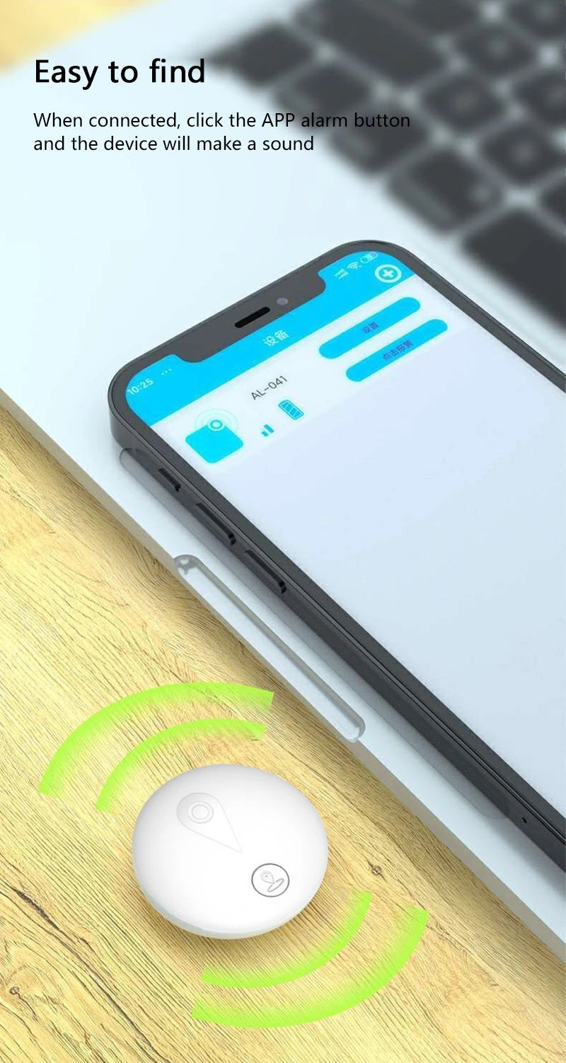 Xiaomi Bluetooth 5.0 GPS Tracker iOS Android Compatible Long Standby Stable Connection Wide Tracking Range for Pets Kids Elderly