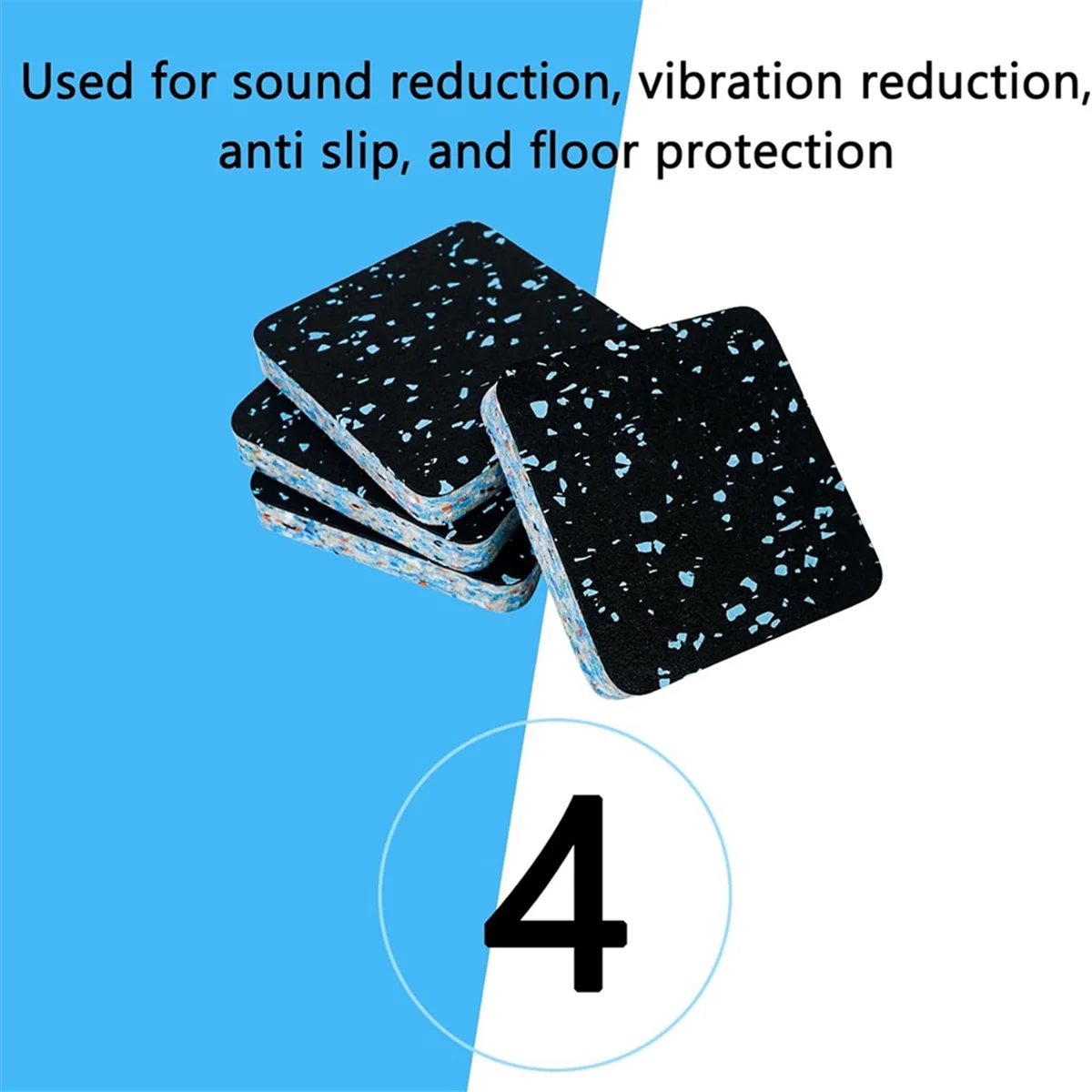 Treadmill Mat Pads Exercise Equipment ,Sound Insulation Shock Absorbing Mat, Floor Protection for Treadmill Washer