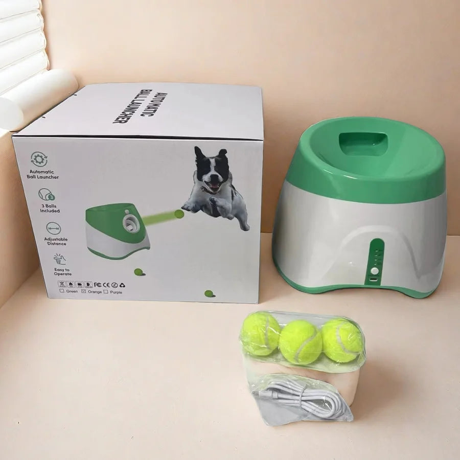 PawBolt™ Interactive Pet Catapult – Automatic Tennis Ball Tossing Toy for Active Dogs