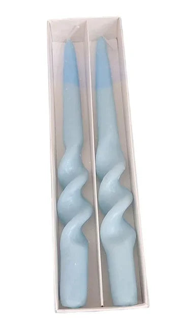 2pc Spiral Candles Scented Candle Decorative Candles Taper Candles Home Decor Wedding Decoration Centerpieces Candlestick Gift