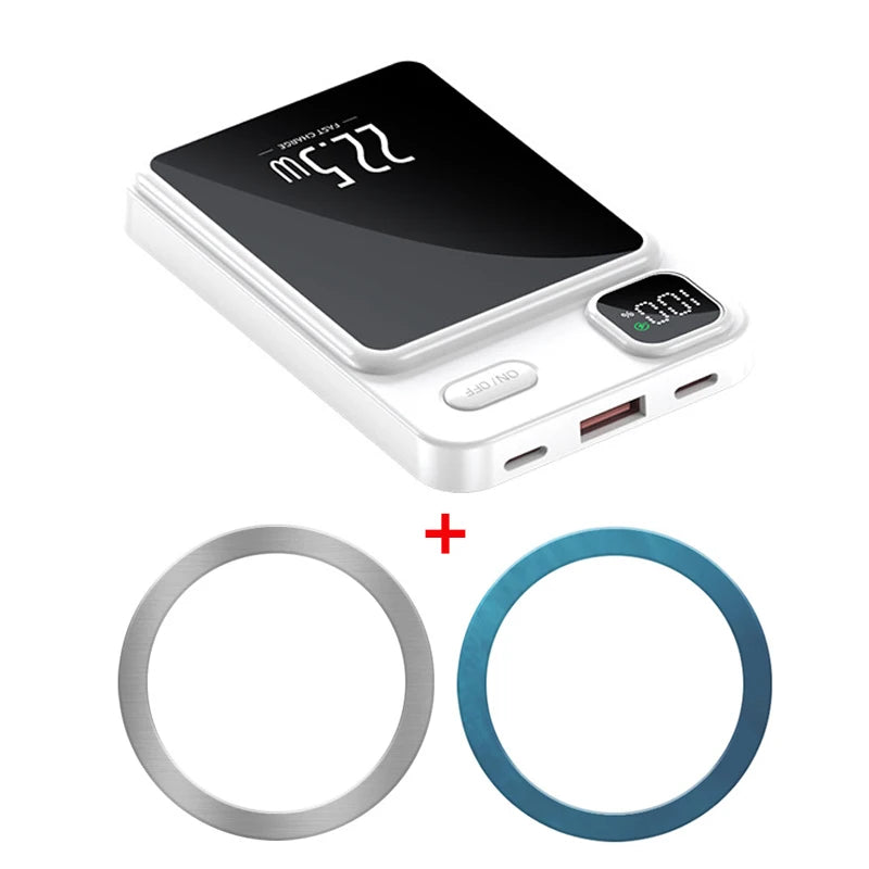 Magsafe Power Bank 20000mAh PD22.5W Fast Charging Magnetic Wireless Charger Powerbank for iPhone 16 15 14 13 12 pro Max Xiaomi