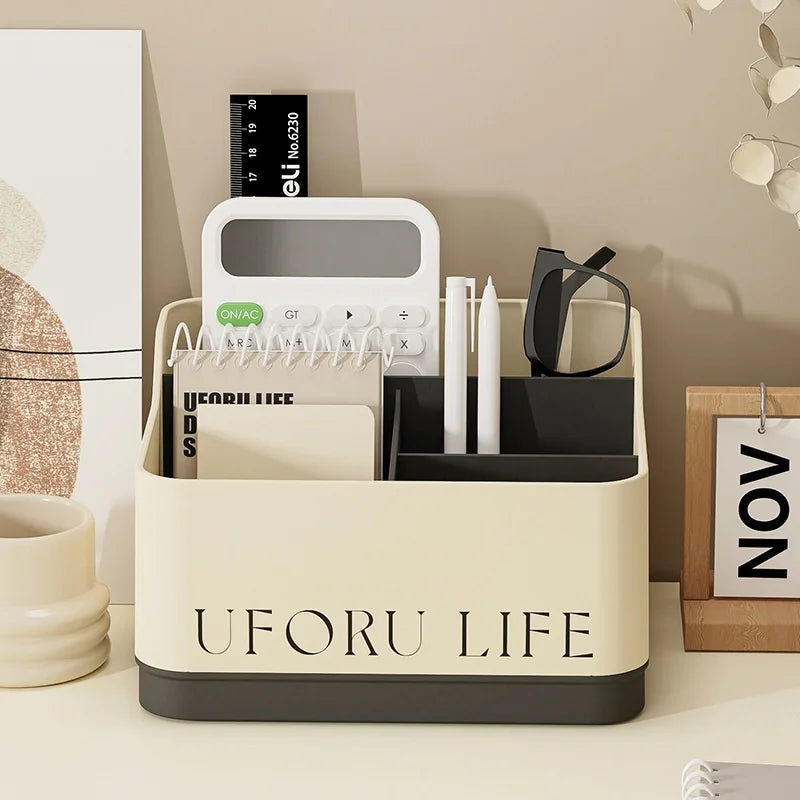 Desktop Storage Box Living Room Remote Control Miscellaneous Organizing Box Office Dormitory Stationery Compartment Home Supplie