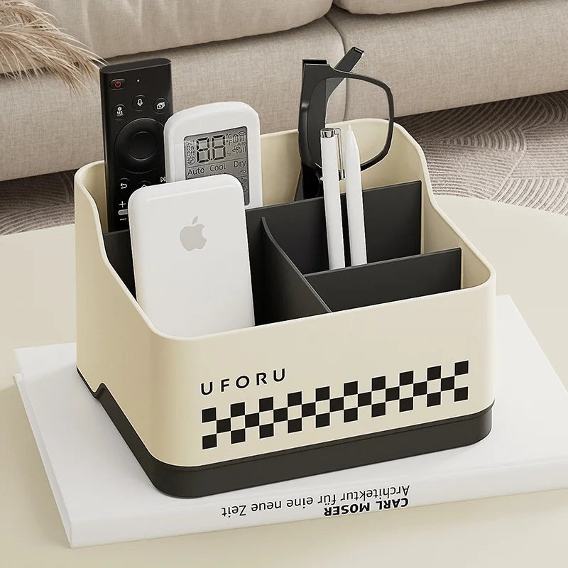 Desktop Storage Box Living Room Remote Control Miscellaneous Organizing Box Office Dormitory Stationery Compartment Home Supplie
