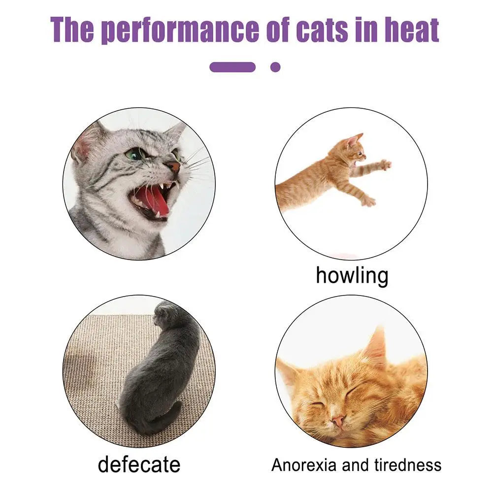 50ml Pet Calming Spray Prevent Howling Reduce Anxiety Soothe Mood Pet Dog Cat Estrus Calming Prohibition Spray Pet Supplies