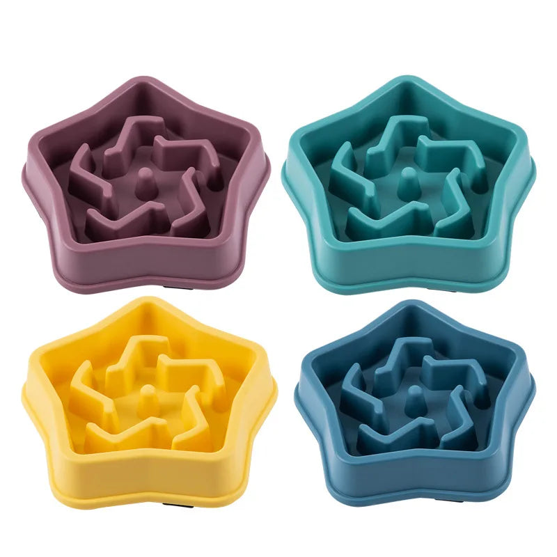 "ZenFeeder™ Anti-Choke Pet Bowl – Durable, Non-Slip Slow Eating Dish for Balanced Feeding"