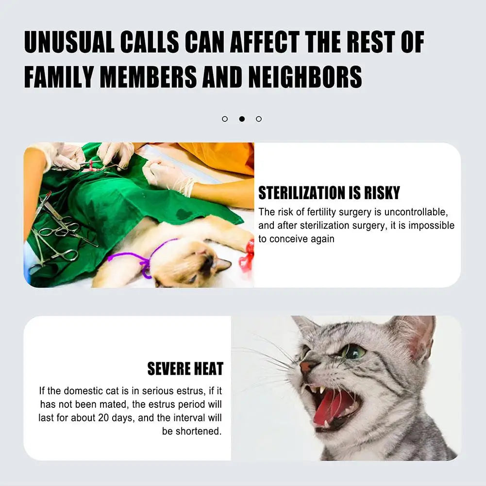 50ml Pet Calming Spray Prevent Howling Reduce Anxiety Soothe Mood Pet Dog Cat Estrus Calming Prohibition Spray Pet Supplies