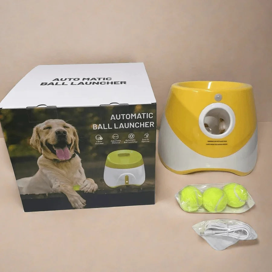 PawBolt™ Interactive Pet Catapult – Automatic Tennis Ball Tossing Toy for Active Dogs