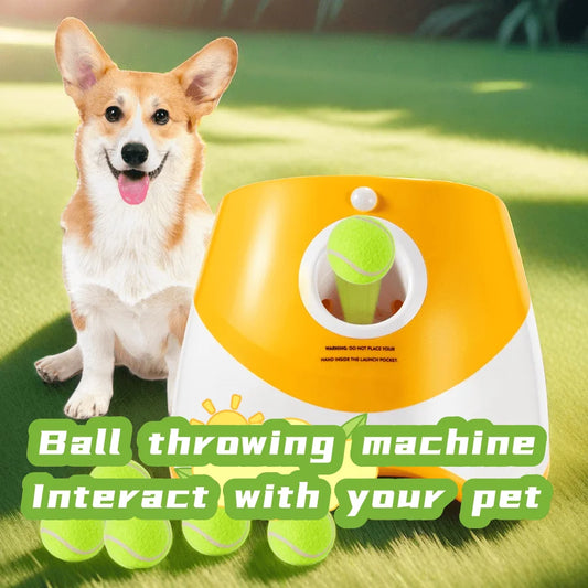 PawBolt™ Interactive Pet Catapult – Automatic Tennis Ball Tossing Toy for Active Dogs