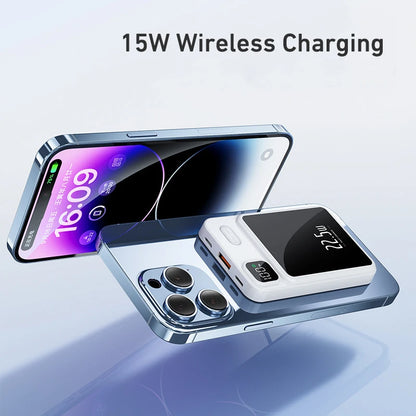 Magsafe Power Bank 20000mAh PD22.5W Fast Charging Magnetic Wireless Charger Powerbank for iPhone 16 15 14 13 12 pro Max Xiaomi