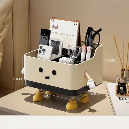 Desktop Storage Box Living Room Remote Control Miscellaneous Organizing Box Office Dormitory Stationery Compartment Home Supplie