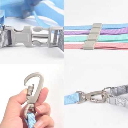Dog Harness Vest for Small Dogs Adjustable Puppy Harness Vest with Leash Outdoor Walking Pet Rope Cat Harness Chihuahua Supplies