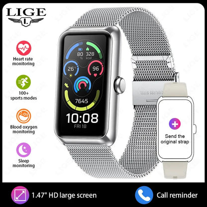 2025 Fitness Tracker Watches for Women Men with Heart Rate Monitor Sleep Tracker IP68 Waterproof Pedometer 1.47" Smart Watch Man