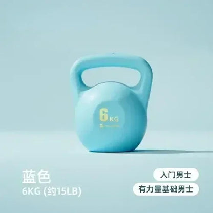 Adjustable Dumbbell Home Fitness Gym Exercise Equipment 2/4/6/8kg Water Kettlebell Squat Trainer Tool for Training Buttock