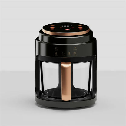 Air Fryer Visual Oil-free Electric Fryer Multi-functional Automatic Household 360°Baking LED Touchscreen Oil Air Fri