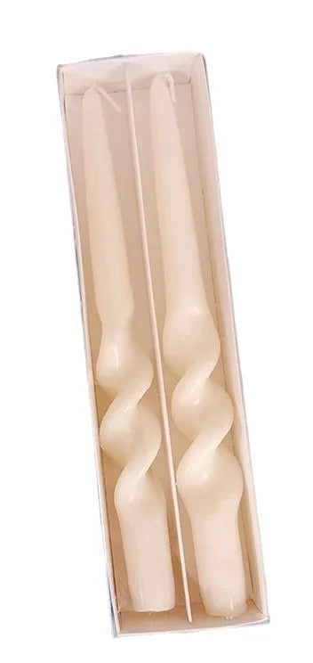 2pc Spiral Candles Scented Candle Decorative Candles Taper Candles Home Decor Wedding Decoration Centerpieces Candlestick Gift