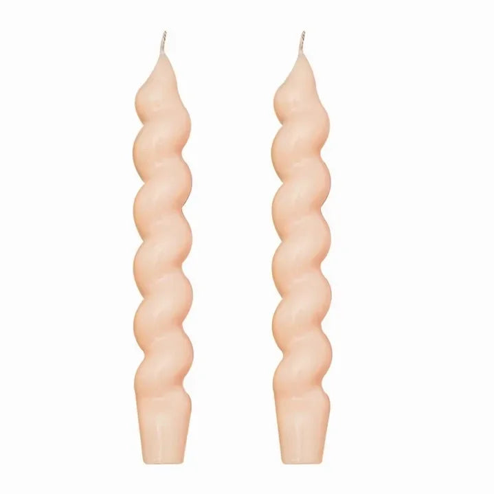 2pc Spiral Candles Scented Candle Decorative Candles Taper Candles Home Decor Wedding Decoration Centerpieces Candlestick Gift