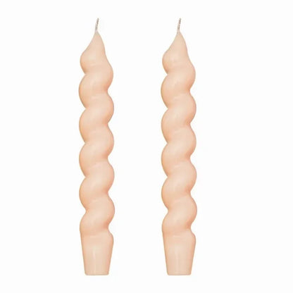 2pc Spiral Candles Scented Candle Decorative Candles Taper Candles Home Decor Wedding Decoration Centerpieces Candlestick Gift