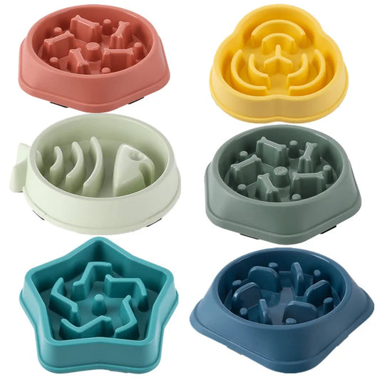 "ZenFeeder™ Anti-Choke Pet Bowl – Durable, Non-Slip Slow Eating Dish for Balanced Feeding"