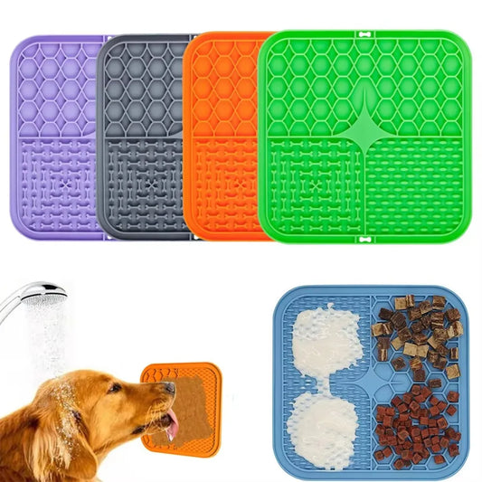 MeloMeal™ Lick Plate – Non-Slip Slow Feeder Mat for Dogs and Cats