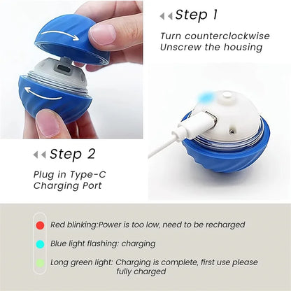 FurrySpark Kinetic Play Sphere – Smart Motion Ball for Puppies & Kittens