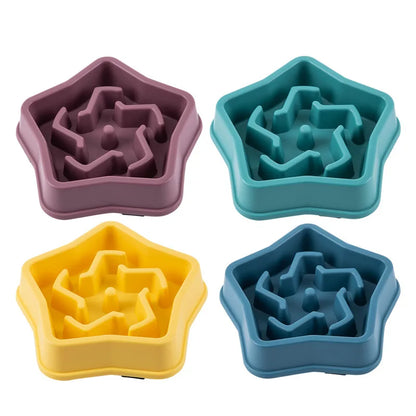 "ZenFeeder™ Anti-Choke Pet Bowl – Durable, Non-Slip Slow Eating Dish for Balanced Feeding"